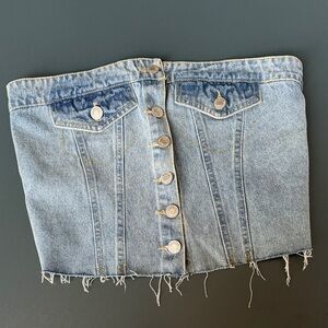 Denim Button-Up Women's Jean Skirt size S